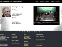Tablet Screenshot of neumannartists.com